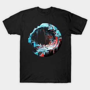 World City Circle Of Life Optimistic Fun Abstract T-Shirt